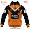 NRL Wests Tigers Custom Name Number 2023 Away Jersey Zip Up Hoodie