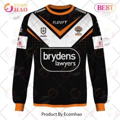NRL Wests Tigers Custom Name Number 2023 Home Jersey Sweatshirt