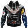 NRL Wests Tigers Custom Name Number 2023 Indigenous Jersey Pullover Hoodie