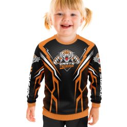 NRL Wests Tigers Custom Name Number Kids Sweatshirt