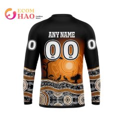 Alternative view of NRL Wests Tigers Custom Name Number Nature Jersey Sweatshirt