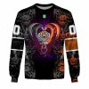 NRL Wests Tigers Custom Name Number Rose Dragon Sweatshirt