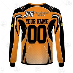 Alternative view of NRL Wests Tigers Custom Name Number Vintage Jersey Sweatshirt