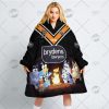NRL Wests Tigers Custom Name Number x Bluey Jersey Fleece Oodie