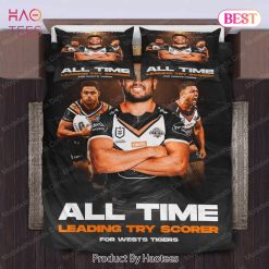 Alternative view of NRL Wests Tigers David Nofoaluma Doona Cover
