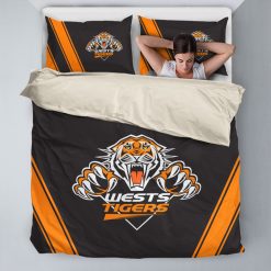 Alternative view of NRL Wests Tigers Doona Cover
