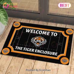 Alternative view of NRL Wests Tigers Gifts For Fans Rubber Doormat