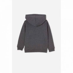Alternative view of NRL Wests Tigers Gray Kids Pullover Hoodie
