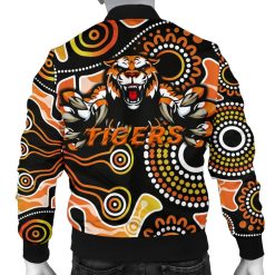Alternative view of NRL Wests Tigers Indigenous Bomber Jacket V2