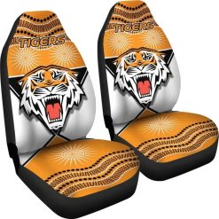 Alternative view of NRL Wests Tigers Indigenous Car Seat Covers