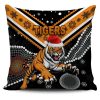 NRL Wests Tigers Indigenous Christmas Square Pillow Case