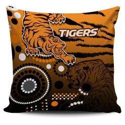 NRL Wests Tigers New Indigenous Square Pillow Case