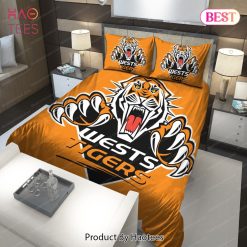Alternative view of NRL Wests Tigers Orange Doona Cover