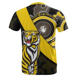 Alternative view of AFL Richmond Tigers Aboriginal Style T-Shirt