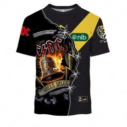 AFL Richmond Tigers AC/DC Mix Custom Name Number 2023 Home Guernsey T-Shirt