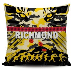 AFL Richmond Tigers ANZAC Day Square Pillow Case V2
