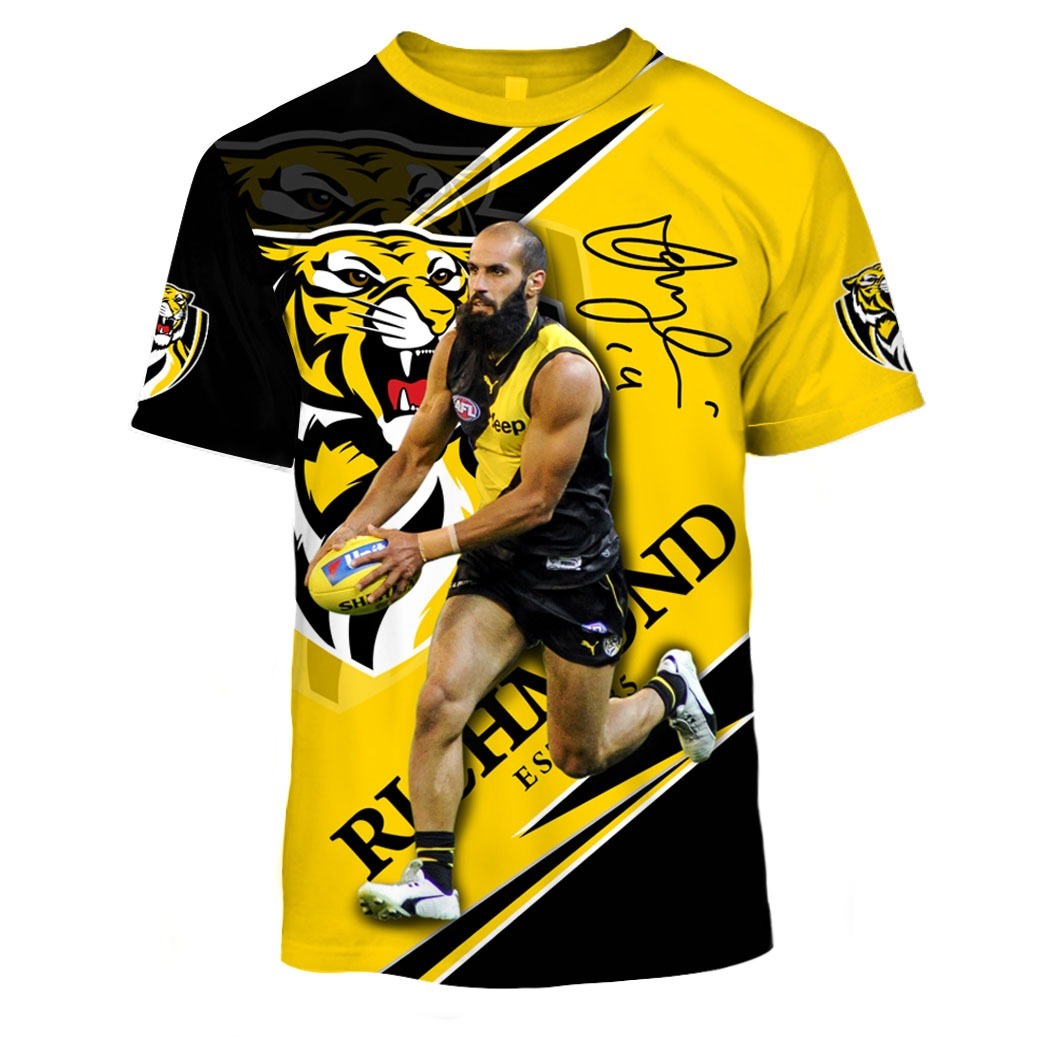 AFL Richmond Tigers Bachar Houli No 14 T-Shirt