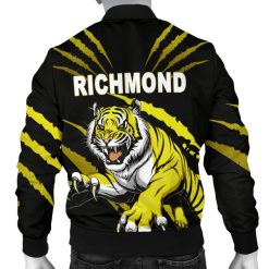 Alternative view of AFL Richmond Tigers Black Bomber Jacket