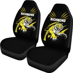 Alternative view of AFL Richmond Tigers Black Car Seat Covers