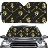 AFL Richmond Tigers Black Car Sunshade V6