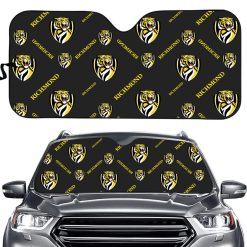 AFL Richmond Tigers Black Car Sunshade V6