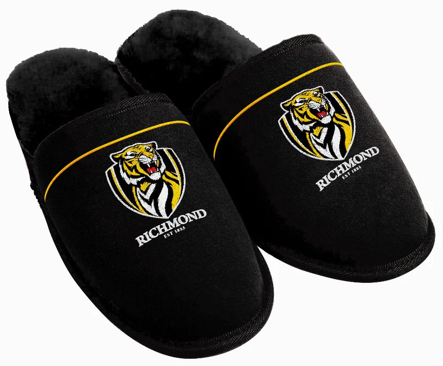 AFL Richmond Tigers Black In-House Slippers