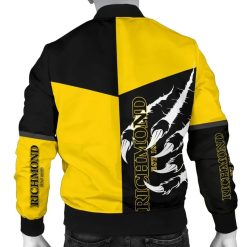 Alternative view of AFL Richmond Tigers Black Yellow Bomber Jacket