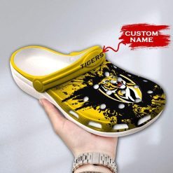 Alternative view of AFL Richmond Tigers Custom Name Black Yellow Crocs