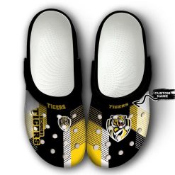AFL Richmond Tigers Custom Name Black Yellow Crocs