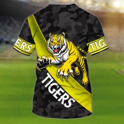 Alternative view of AFL Richmond Tigers Custom Name Camo T-Shirt