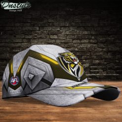 Alternative view of AFL Richmond Tigers Custom Name Grey Yellow Classic Cap