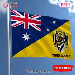 AFL Richmond Tigers Custom Name House Flag