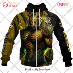 AFL Richmond Tigers Custom Name Mascot Warrior Zip Up Hoodie