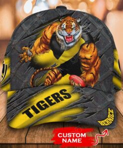 AFL Richmond Tigers Custom Name Mascot Yellow Classic Cap