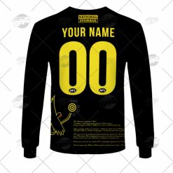 Alternative view of AFL Richmond Tigers Custom Name Number 2022 Indigenous Guernsey Sweatshirt