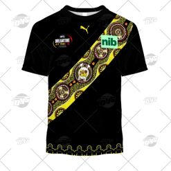 AFL Richmond Tigers Custom Name Number 2022 Indigenous Guernsey T-Shirt