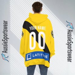 Alternative view of AFL Richmond Tigers Custom Name Number 2023 Clash Guernsey Fleece Oodie
