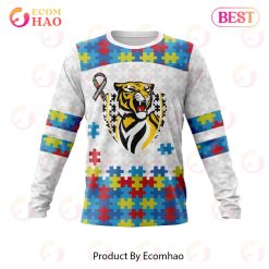 AFL Richmond Tigers Custom Name Number Autism Awareness Sweatshirt