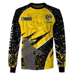 AFL Richmond Tigers Custom Name Number Fishing Sweatshirt