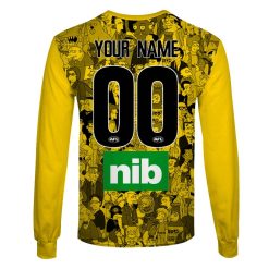 Alternative view of AFL Richmond Tigers Custom Name Number The Simpsons Sweatshirt