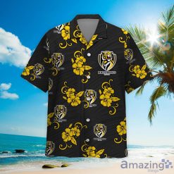 Alternative view of AFL Richmond Tigers Custom Name Number Tribal Hawaiian Shirt