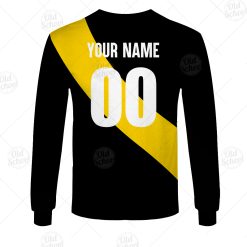 Alternative view of AFL Richmond Tigers Custom Name Number Vintage 1980 Guernsey Sweatshirt