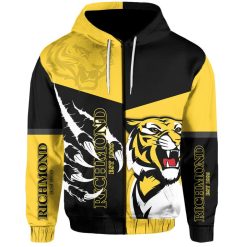 AFL Richmond Tigers Custom Name Special Style Zip Up Hoodie