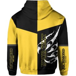 Alternative view of AFL Richmond Tigers Custom Name Special Style Zip Up Hoodie
