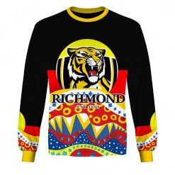 AFL Richmond Tigers Dinky Di Lover Aboriginal Flag x Indigenous Sweatshirt