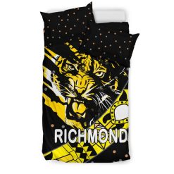 Alternative view of AFL Richmond Tigers Dotted Doona Cover