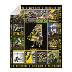 AFL Richmond Tigers Dustin Martin #4 Fleece Blanket