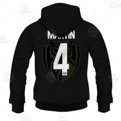 Alternative view of AFL Richmond Tigers Dustin Martin No 4 Norm Smith Medal Zip Up Hoodie