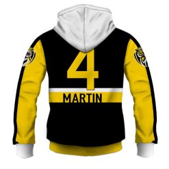Alternative view of AFL Richmond Tigers Dustin Martin No 4 Zip Up Hoodie