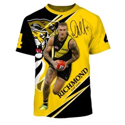 AFL Richmond Tigers Dustin Martin No 4 T-Shirt V2